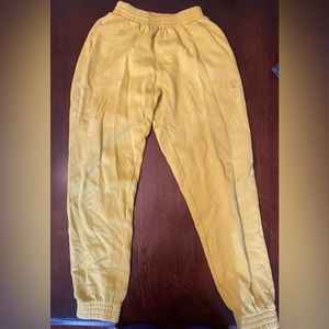 PINK Cotton Fleece High Waist joggers